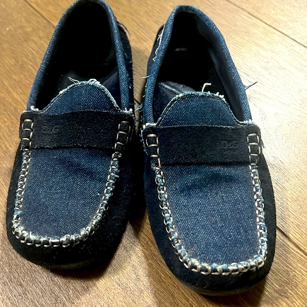 Authentic D&G Boys Denim Loafers